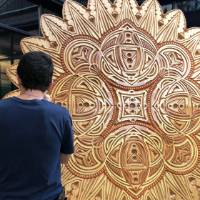 TPSSS Students viewing Art Prize entries